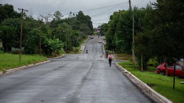 Vialidad Provincial finalizó 20 cuadras de asfaltado en San Javier