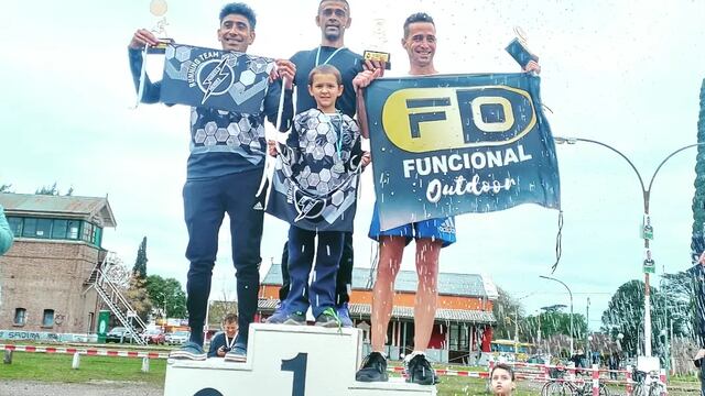 Ezequiel Gimenez obtuvo el primer puesto como local en los 5k.