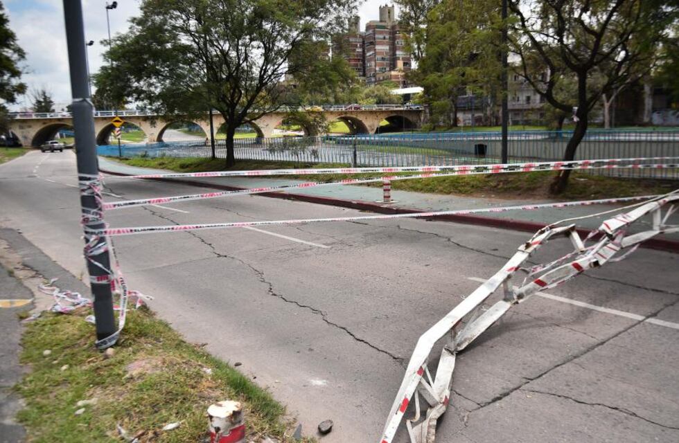 Corte en avenida Costanera de Córdoba por obras de mantenimiento