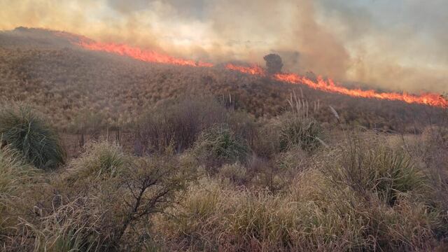 Incendio en el Camino del Cuadrado