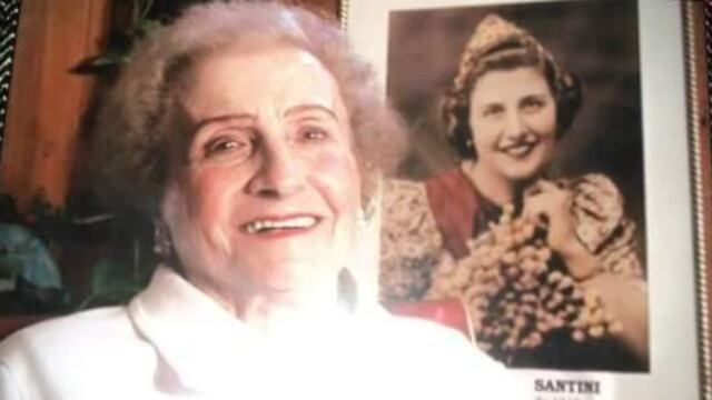 Brígida Santini fue la primer Reina Nacional de la Vendimia maipucina.