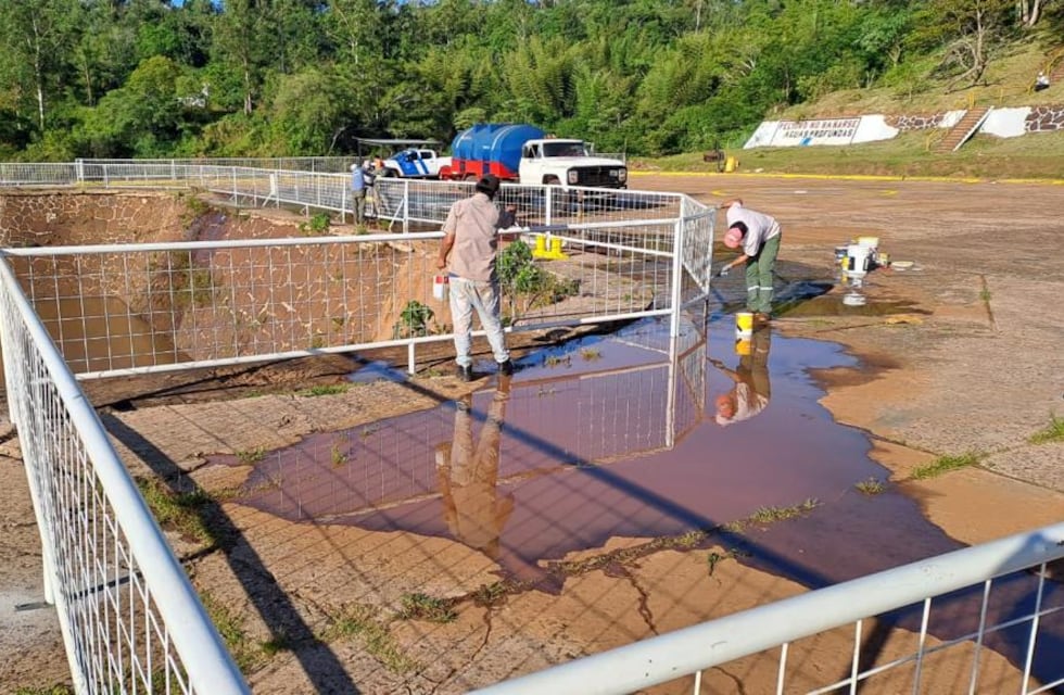 Ejecutan obras de mejoramiento del puerto de Eldorado
