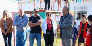 arlos Sánchez y Claudia Cittadino presentes en el aniversario de El Parquecito