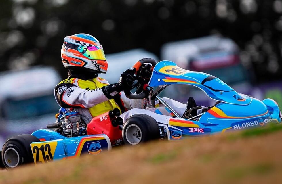 Fausto Arnaudo disputa la 3° fecha del WSK Super Master en Lonato, Italia