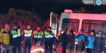 Rescataron sanos y salvos a un grupo de 13 senderistas que se habían extraviado en los valles
