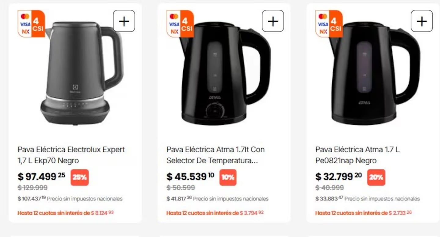 Pavas eléctricas con hasta 66% de descuento: las mejores ofertas y dónde conseguirlas