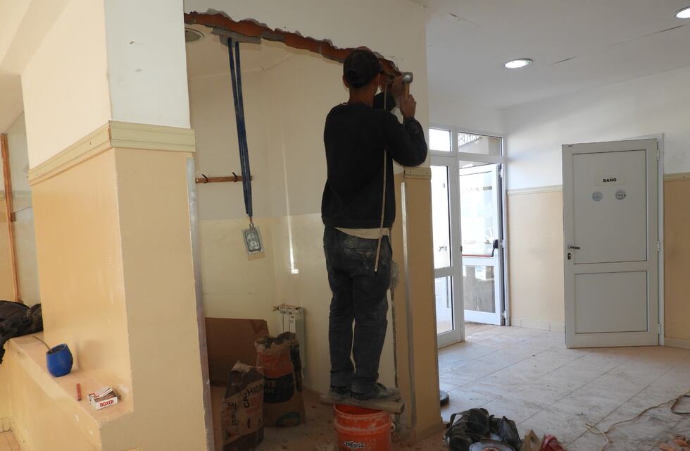 Continúan las obras en el Hospital Eva Perón