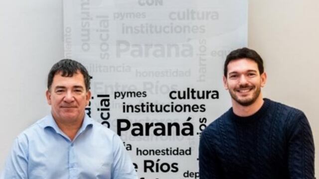 Ricardo Gutierrez junto a Emanuel Gainza.