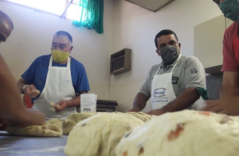 En la cárcel fabricaron 3 mil panes dulces para familias vulnerables