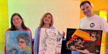 En total, 10 fueron los concursantes elegidos para exponer sus obras de Leonor Marzano.