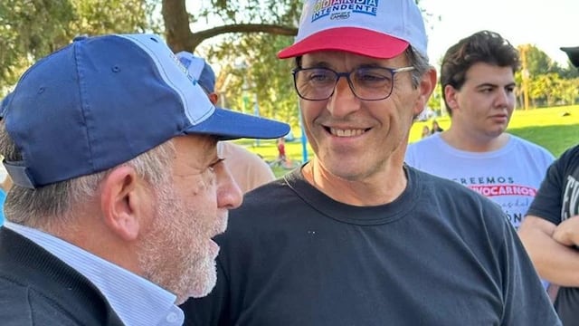 Elecciones 2023:  el radical José María Odarda, candidato a intendente de Corral de Bustos por Juntos por el Cambio, junto a Luis Juez. (La Voz)