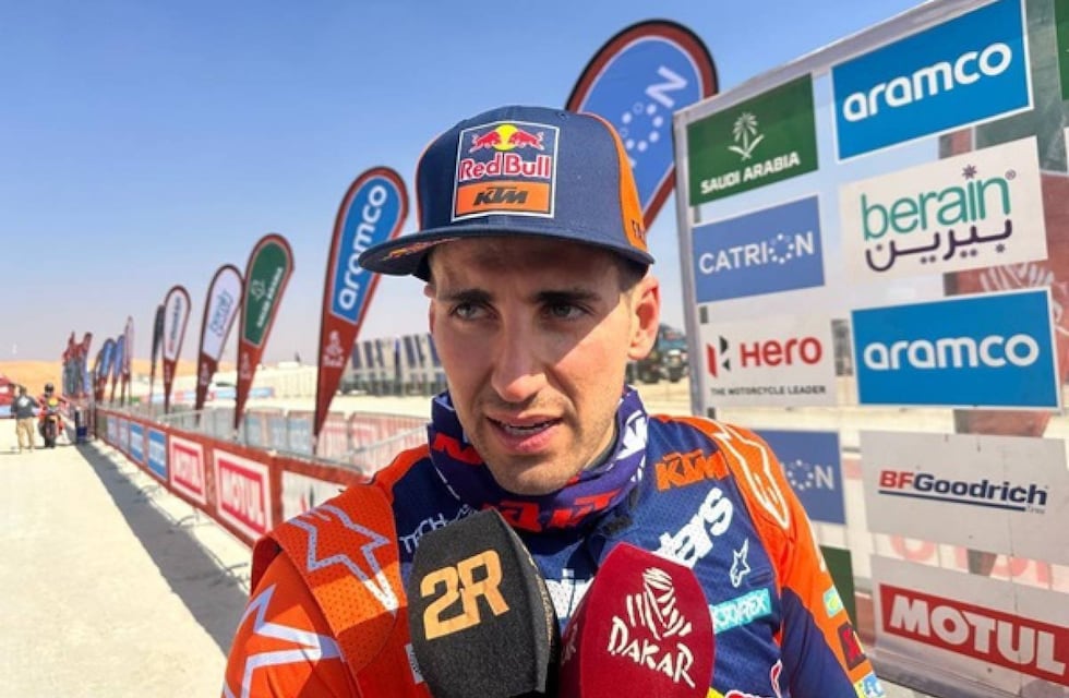 Rally Dakar 2025: Luciano Benavides fue 2° en la anteúltima etapa y sueña con el podio de Motos