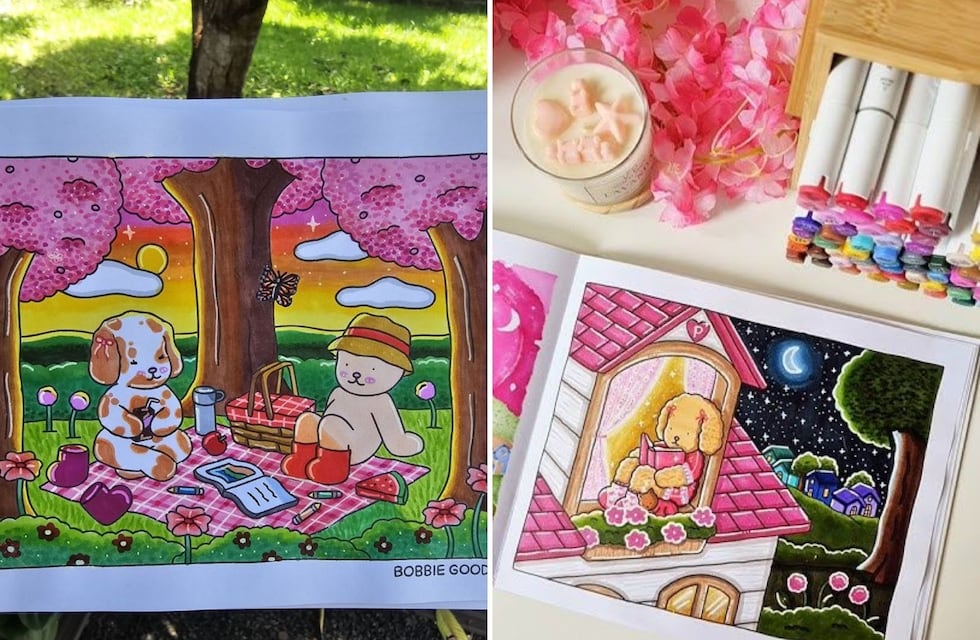 Furor por los libros para colorear estilo “Bobbie Goods”: qué son y por qué los buscan para el Día del Niño