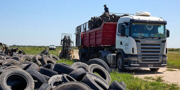 Neumáticos Fuera de Uso (NFU) en Arroyito