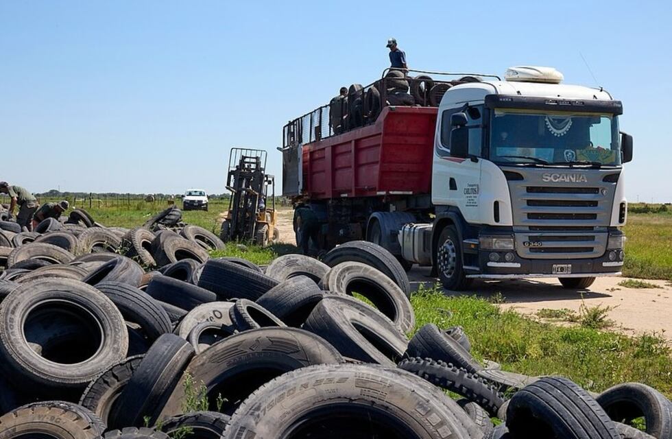 El Municipio de Arroyito lleva recicladas 20 toneladas de neumáticos usados