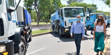 Incorporaron nuevos camiones para la  desobstrucción de desagües pluviales y bocas de tormenta (Municipalidad de Córdoba)