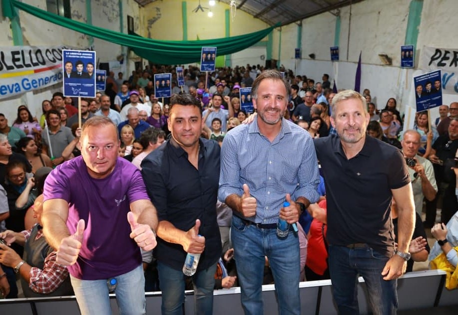 Frigerio acompañó el cierre de campaña de La Libertad Avanza en Gualeguaychú
