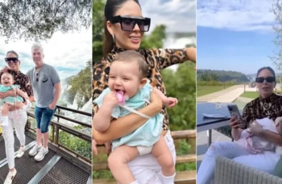 Nuevamente, Cataratas fue elegida como destino para vacacionar: Fernando Burlando y Barby Franco disfrutaron de una estadía en la zona