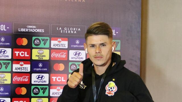 Franco "Wachi" García, delantero cordobés del Cobresal de Chile. Y rival de Talleres (Prensa Cobresal).