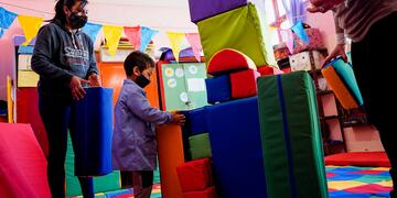 este espacio pedag+ogico funciona en el jardín maternal Gorrioncitos de El Plumerillo. Gentileza MLH