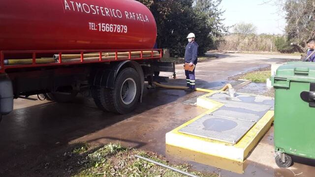 Nuevo centro de descarga para camiones atmosféricos