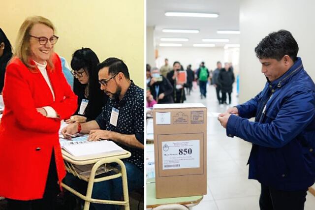 Tanto Alicia Kirchner como Claudio Vidal ya emitieron su voto en las elecciones nacionales.