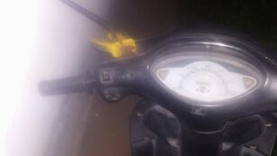 La moto robada y que fue recuperada