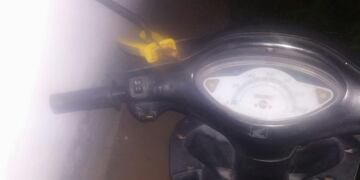 La moto robada y que fue recuperada