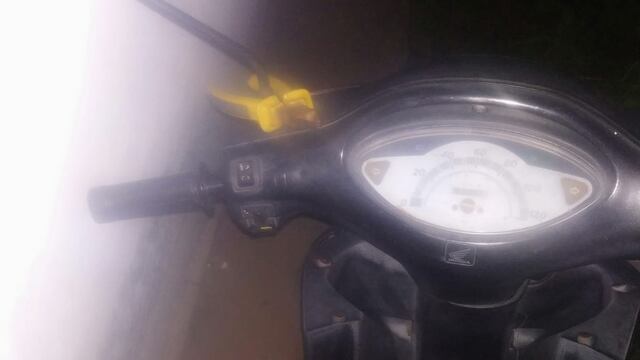 La moto robada y que fue recuperada