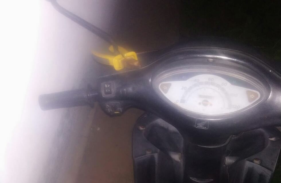 Recuperan una moto robada