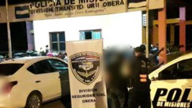 Conducía en estado de ebriedad y fue detenido en Oberá