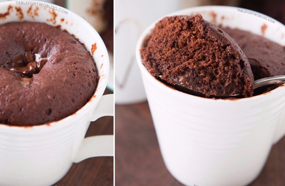 Cómo preparar un exquisito brownie individual en taza y en pocos minutos