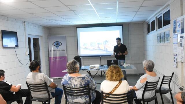 Siguen las capacitaciones de Ojos en Alerta