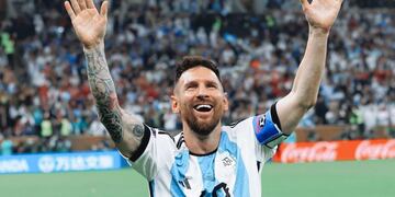 El "gracias" de Lionel Messi para todos los que formaron parte de su camino en la Selección Argentina.