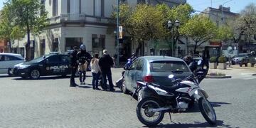 Accidente en Av. Santa Fe y San Lorenzo