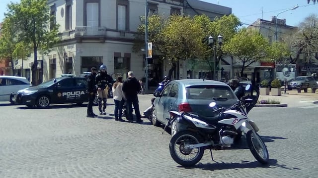 Accidente en Av. Santa Fe y San Lorenzo