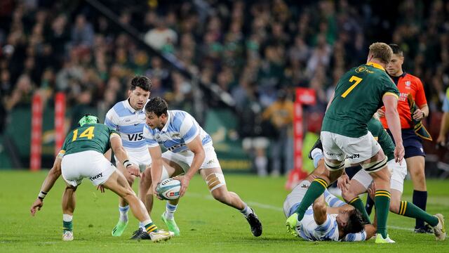 Los Pumas cayeros ante Sudáfrica en la última fecha del Rugby Championship / Prensa UAR.