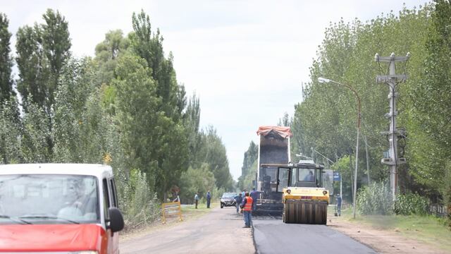 Mario Isgro visitó San Rafael y recorrió las obras que ejecuta Vialidad Provincial