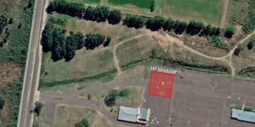 Ubicación hospital modular Concordia