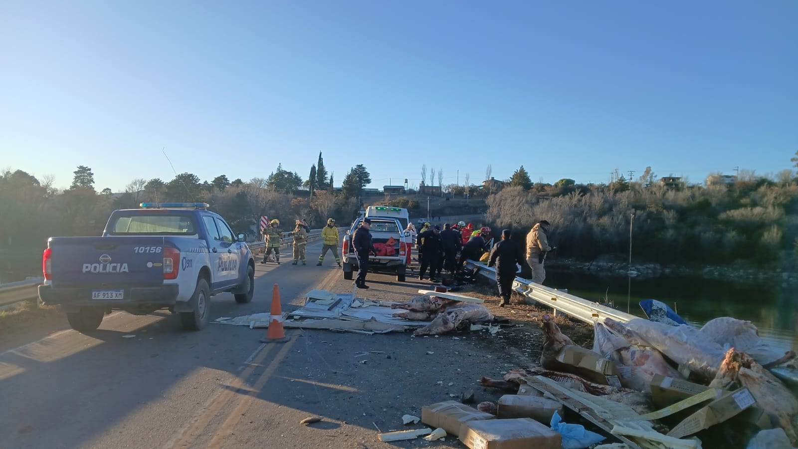 Despiste y muerte en el dique Los Molinos. (Policía)