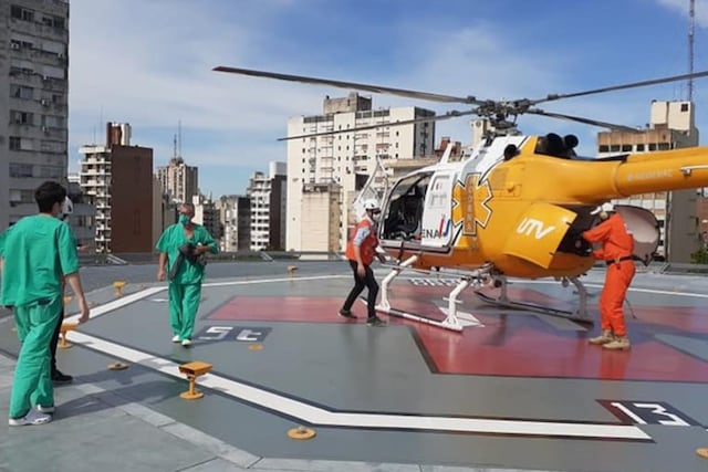 Todo comenzó en la mañana del martes 27 de abril, cuando dieron aviso que “un empleado de la Comuna de Pujato sufrió un accidente”. La asistencia de emergencia sanitaria, fue en tiempo récord. Esto se da gracias a un convenio que se firmó tiempo atrás entre la Comuna de Pujato y la empresa UTV.
