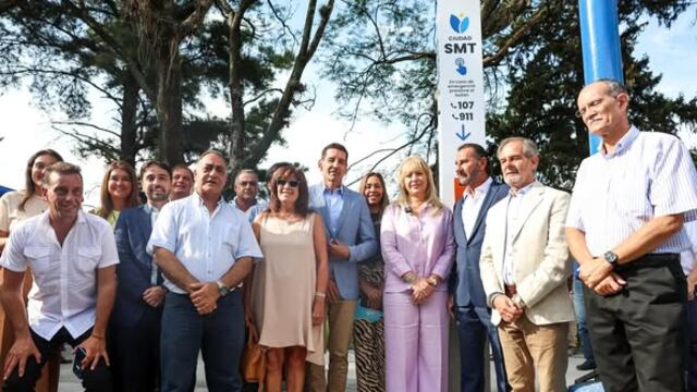 Rossana Chahla presentó el Corredor Universitario Seguro en la avenida Kirchner