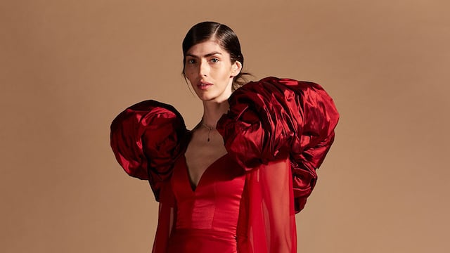 Vestido diseñado por Santiago Artemis