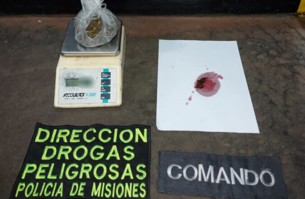 Un vendedor de droga fue detenido con droga encima en Posadas