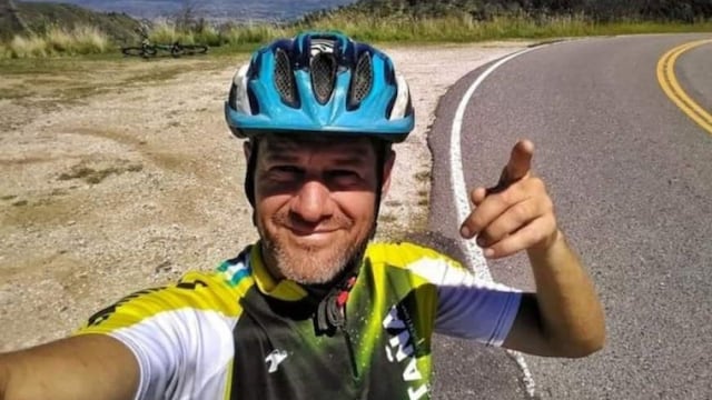 Walter Esner, ciclista cordobés que estuvo perdido 2 días en las Sierras de los Comechingones