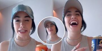 Lali Espósito probó el “mate en lata” y causó furor con sus reacciones