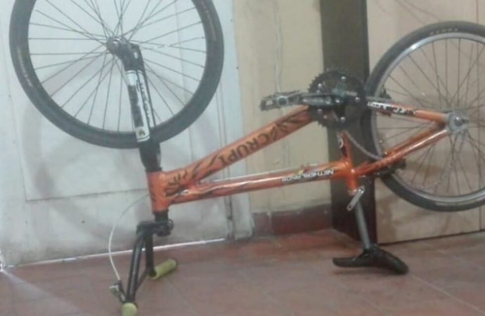 Apareció la bicicleta robada a un deportista sanjuanino: hay un menor detenido