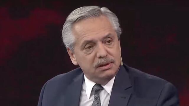 El presidente Alberto Fernández dio una entrevista al canal C5N