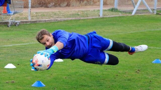 Diego Rodríguez, la nueva incorporación de Godoy Cruz ya entrena junto al resto del plantel de la Liga Profesional.