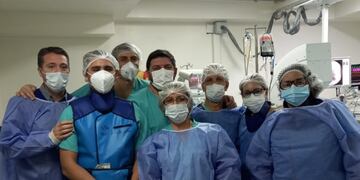 Profesionales del hospital Notti realizaron una compleja intervención quirúrgica.
